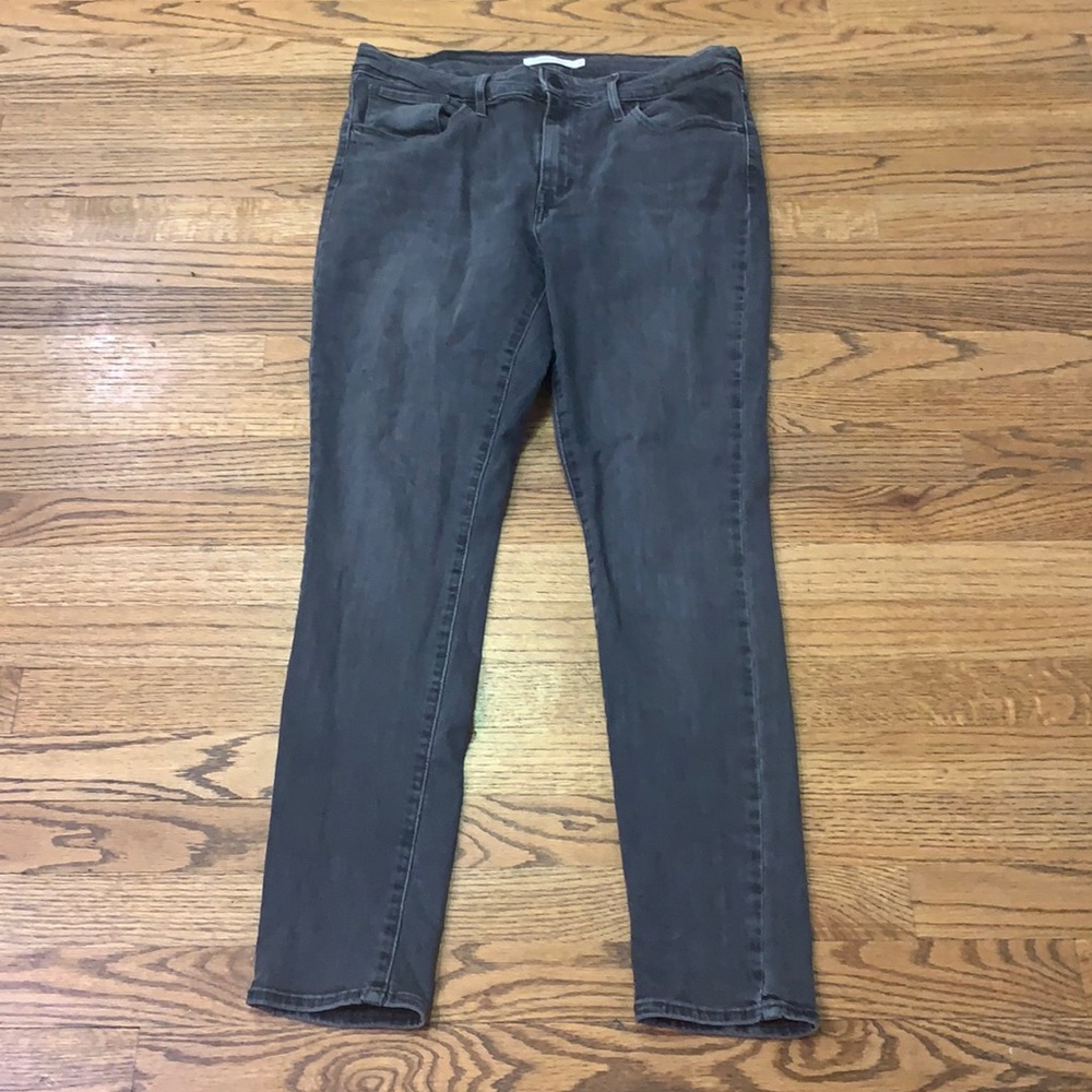Levi’s 721 High Rise Skinny Black Wash Jean 31x30